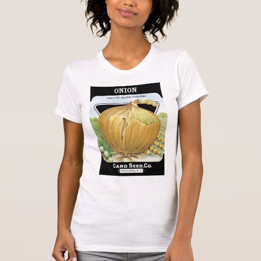 Etiket nionzaadverpakking t-shirt (Voorkant)