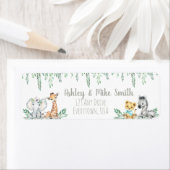 Etiket oerwoud dierenduisadres (Insitu)