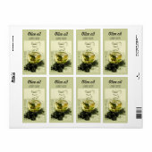 Etiket olijfolie en bieslook (Full Sheet)