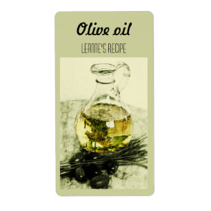 Etiket olijfolie en chique
