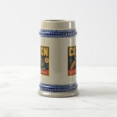 Etiket op basis van coon en zoete aardappelen bierpul (Center)