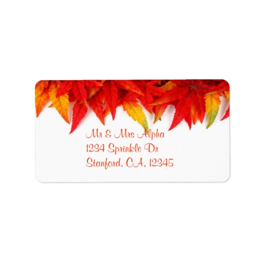 Etiket op dag van Thanksgiving (Voorkant)