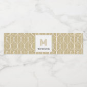 ETIKET OP DE FLES VAN KLASSIEKE WATER (Enkel label)