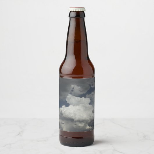 Etiket op de fles voor troebele hemel (Voorkant)