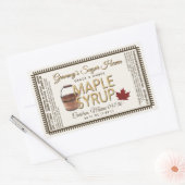 Etiket op de mantel met voedingsfeiten ivoor (Envelop)