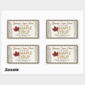 Etiket op de mantel met voedingsfeiten ivoor (Vel)