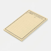  etiket op de verpakking post-it® notes (Schuin)