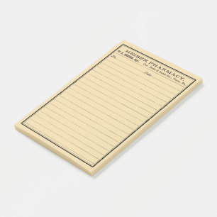 etiket op de verpakking post-it® notes