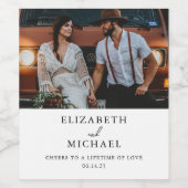 Etiket op eigen foto Wijn - Etiket op maat (Enkel label)