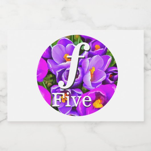 Etiket op Eigen voedselverpakking (Enkel label)