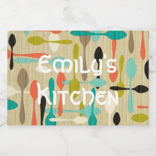 Etiket op Eigen voedselverpakking (Enkel label)