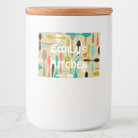 Etiket op Eigen voedselverpakking (Voorkant)