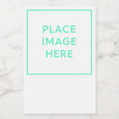 Etiket op Eigen voedselverpakking (2 x 3 inch) (Enkel label)