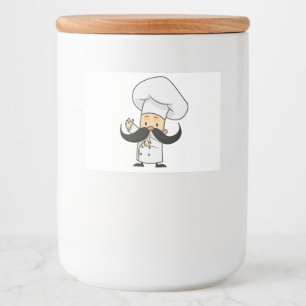 Etiket op Eigen voedselverpakking (3 x 2 inch)