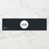 Etiket op Eigen waterflesje (Enkel label)