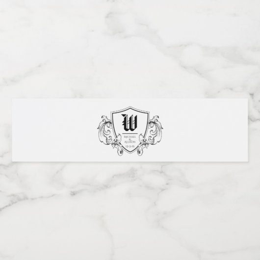 Etiket op Eigen waterflesje (Enkel label)