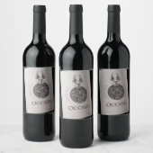 Etiket op Eigen wijnfles (Flessen)