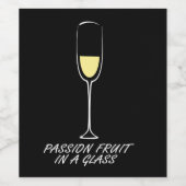 Etiket op Eigen wijnfles (Enkel label)