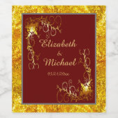 Etiket op Eigen wijnfles (3,5 x 4 inch) (Enkel label)