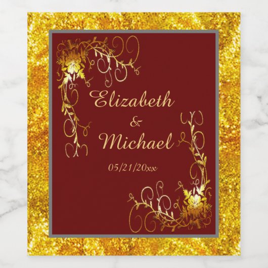 Etiket op Eigen wijnfles (3,5 x 4 inch) (Enkel label)