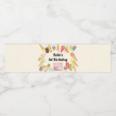 Etiket op flaconetiket Ice Cream Party (Enkel label)