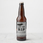 Etiket op flesfles met halloween Party (Voorkant)