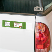 Etiket op flesje Al Star Green Bumpersticker (Op Truck)