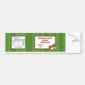 Etiket op flesje Al Star Green Bumpersticker (Voorkant)