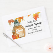 Etiket op flesje met aple spuit laat zakelijke Sti (Envelop)