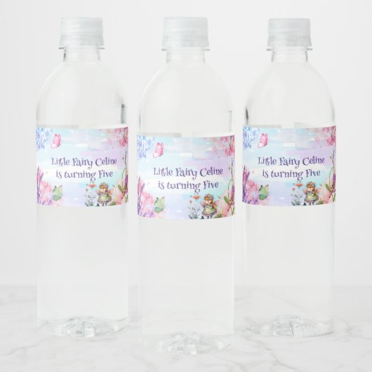 Etiket op flesje met flesje (Flessen)