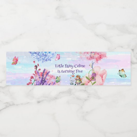 Etiket op flesje met flesje (Enkel label)