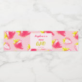 Etiket op flesje op maat (8 x 2,125 inch) (Enkel label)