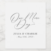 Etiket op flesje voor eender welke dag (Enkel label)