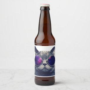 Etiket op flesje voor op maat gemaakte bier (4 x 3