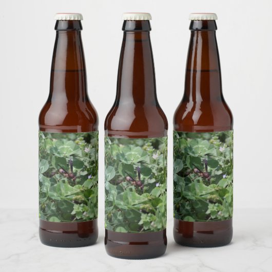 Etiket op flesje Wasp (Flessen)