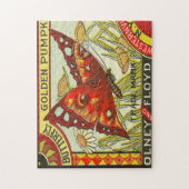 etiket op fruitkratten 3 Jigzaag Puzzle Legpuzzel (Verticaal)