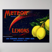  etiket op fruitkratten afdrukken poster (Voorkant)