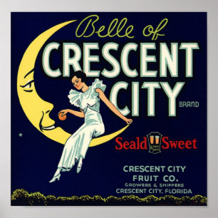 etiket op fruitkratten afdrukken poster