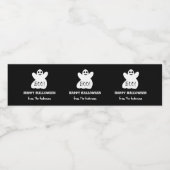 Etiket op gaasje (Enkel label)