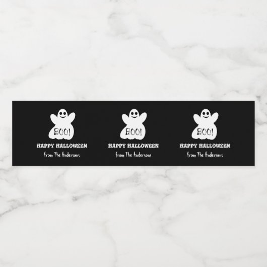 Etiket op gaasje (Enkel label)