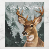 Etiket op gepersonaliseerde droog wasflesje (Enkel label)