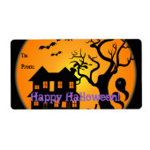 Etiket op halloween Gift Label (Voorkant)