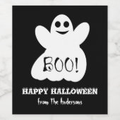 Etiket op het etiket van de flacon voor Halloween  (Enkel label)