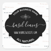 Etiket op kruid- en specerijkarnar (Voorkant)