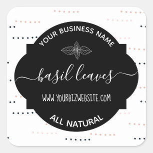 Etiket op kruid- en specerijkarnar