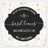 Etiket op kruid- en specerijkarnar (Voorkant)