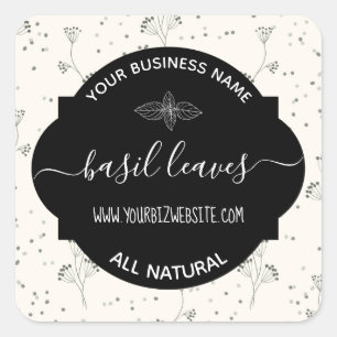 Etiket op kruid- en specerijkarnar