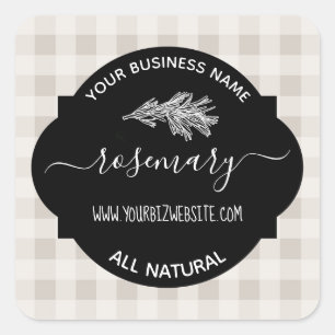 Etiket op kruid- en specerijkarnar