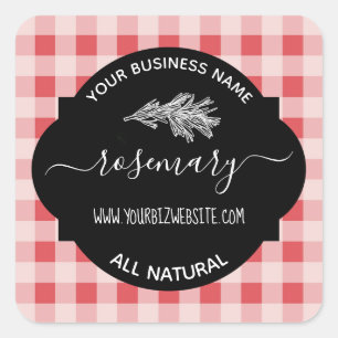 Etiket op kruid- en specerijkarnar