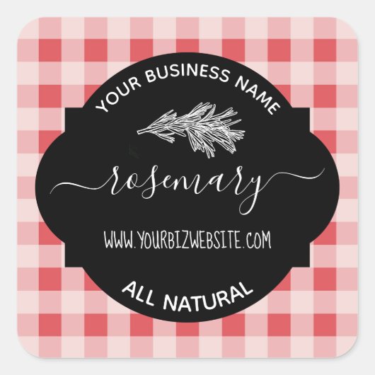 Etiket op kruid- en specerijkarnar (Voorkant)